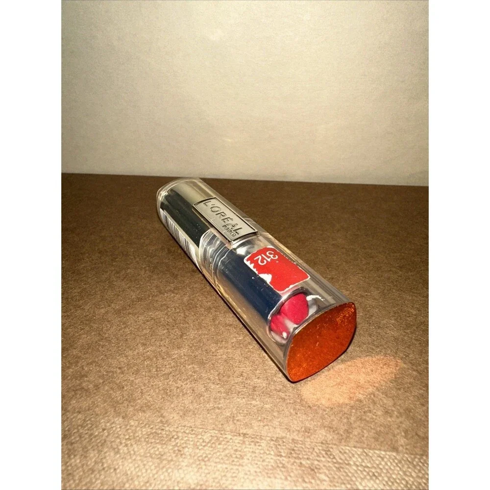 L'Oréal Paris Infallible Le Rouge Lipstick 312 RAVISHING RED, silver tube